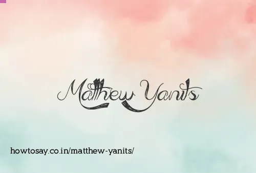Matthew Yanits
