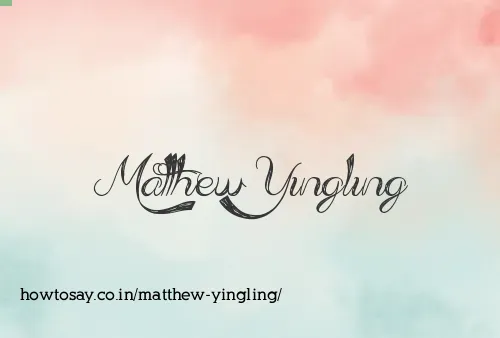 Matthew Yingling