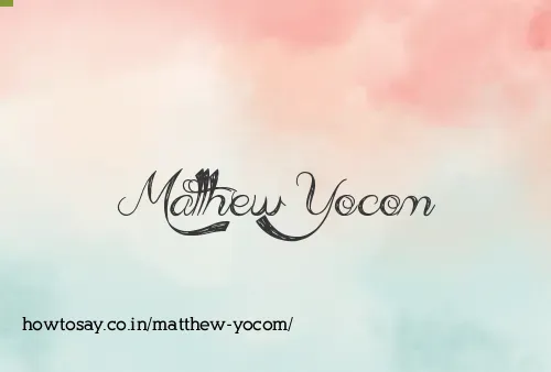 Matthew Yocom