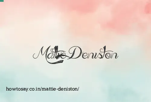 Mattie Deniston