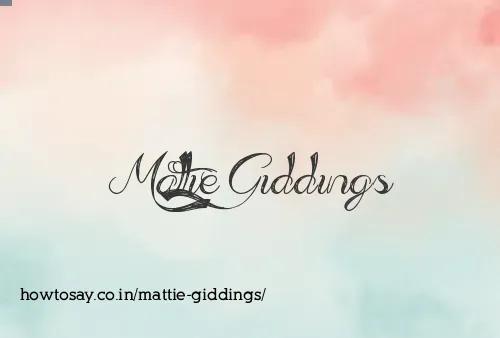 Mattie Giddings