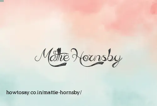 Mattie Hornsby