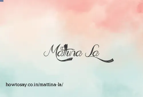 Mattina La