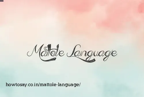 Mattole Language
