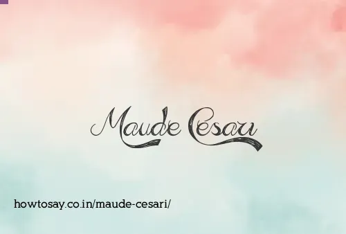 Maude Cesari
