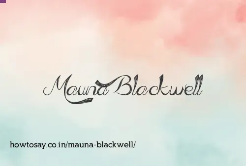 Mauna Blackwell