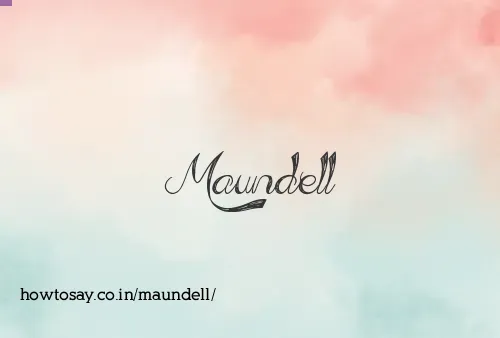 Maundell
