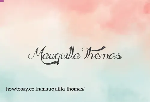 Mauquilla Thomas
