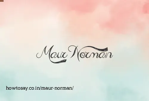Maur Norman