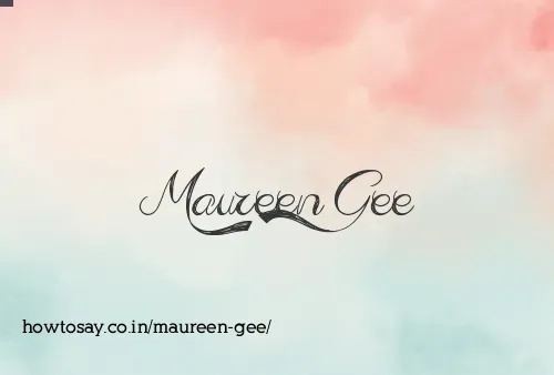 Maureen Gee