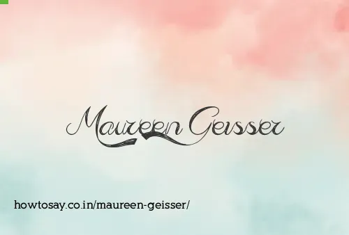 Maureen Geisser