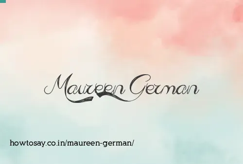 Maureen German