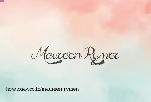 Maureen Rymer
