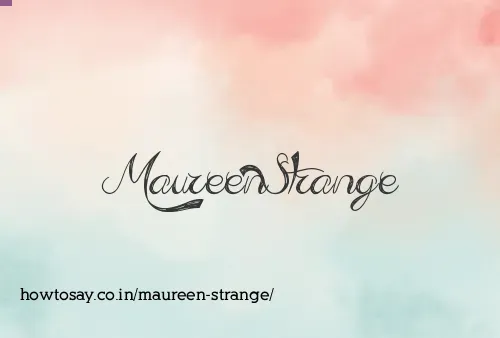 Maureen Strange