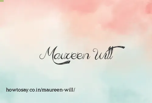 Maureen Will