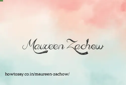 Maureen Zachow