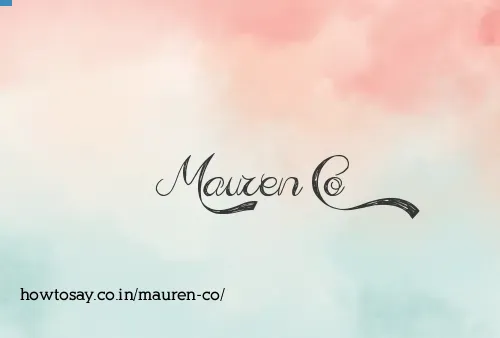 Mauren Co