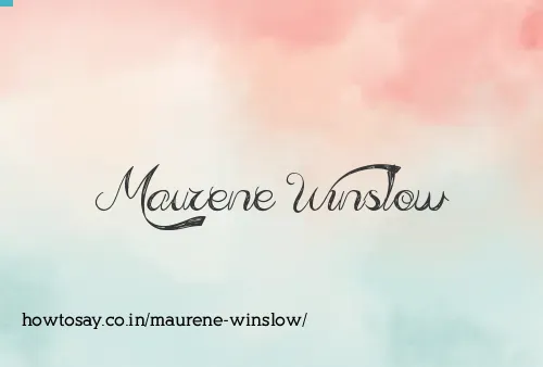 Maurene Winslow