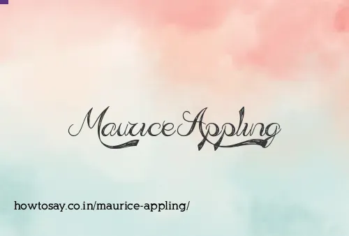 Maurice Appling