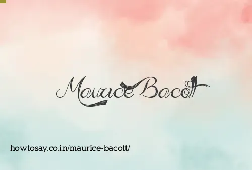 Maurice Bacott