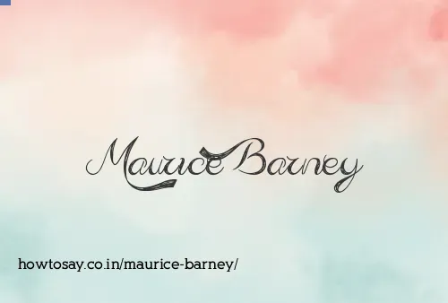 Maurice Barney
