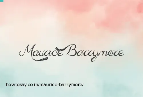 Maurice Barrymore
