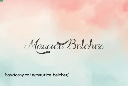 Maurice Belcher