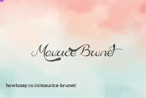 Maurice Brunet