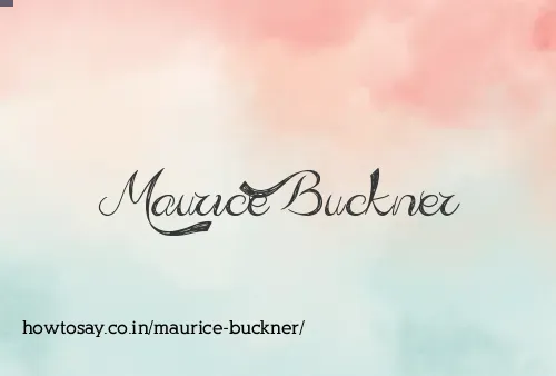 Maurice Buckner
