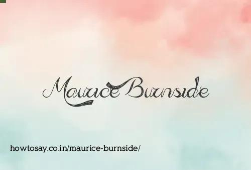 Maurice Burnside