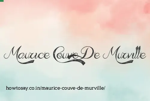 Maurice Couve De Murville