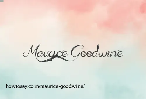 Maurice Goodwine