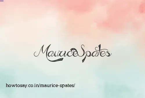 Maurice Spates