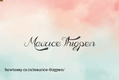 Maurice Thigpen