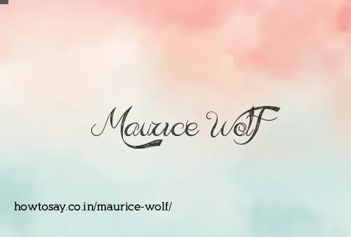 Maurice Wolf