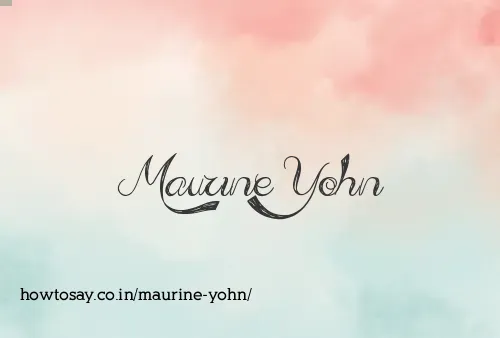 Maurine Yohn