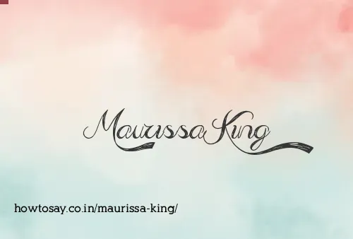 Maurissa King