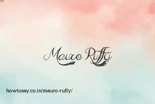 Mauro Ruffy