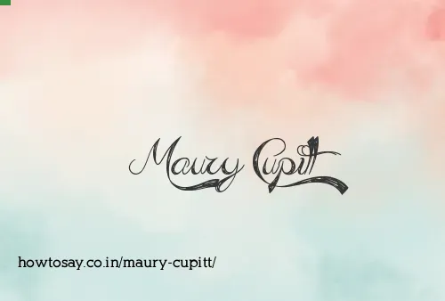 Maury Cupitt