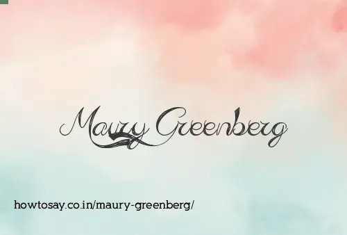 Maury Greenberg