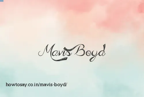 Mavis Boyd