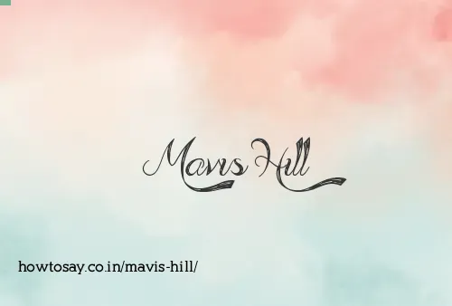 Mavis Hill