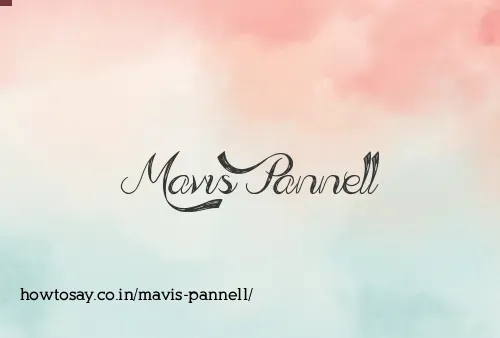 Mavis Pannell