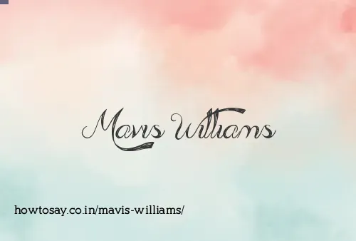 Mavis Williams