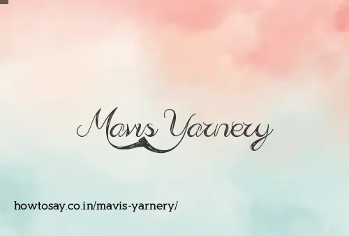 Mavis Yarnery