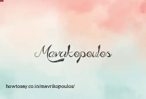Mavrikopoulos
