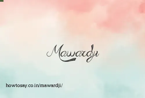 Mawardji