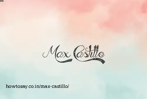 Max Castillo