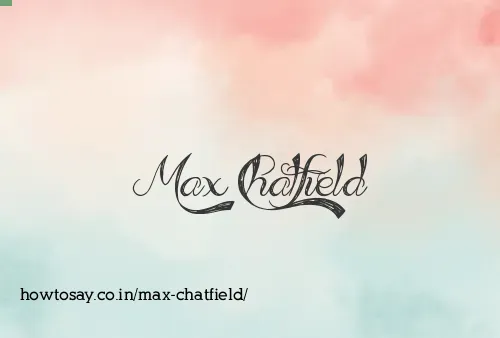 Max Chatfield