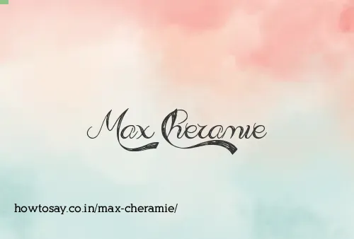 Max Cheramie
